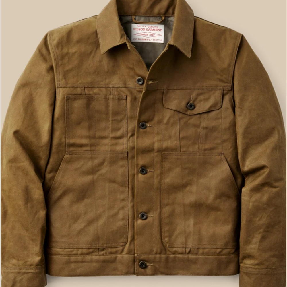 Filson Tin Cloth Short Lined Cruiser Jacket
